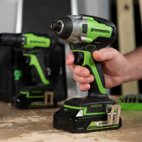 Ударный аккумуляторный винтоверт Greenworks GD24ID3 3802807