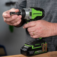 Ударный аккумуляторный винтоверт Greenworks GD24ID3 3802807