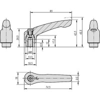 Зажимной рычаг KIPP K0122.2081