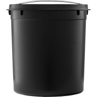 Корзина для мусора с педалью Merida металлическая, напольная, матовая, 5 л KIM409