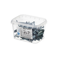 Саморез КР, оцинкованный, КРс ZP, 5,5х51 мм, удлиненное сверло, 50 шт. в контейнере Zitar 142303