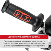 Аккумуляторная угловая шлифмашина P.I.T. PWS20H-125C/1