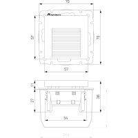 Встраиваемая LED подсветка WERKEL W1154208 a051605