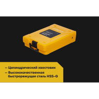 Набор сверл по металлу 19 предметов, 1-10 мм, HSS-G Inforce 11-01-704
