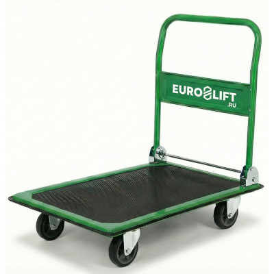 Платформенная стальная тележка EURO-LIFT ТН150 г/п 150 кг, диаметр колеса 100мм 00000248