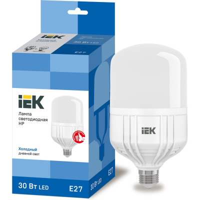 Лампа IEK LED, HP, 30вт, 230В, 6500К, E27 LLE-HP-30-230-65-E27