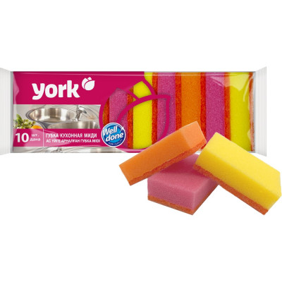 Губки YORK 10 шт. 030010