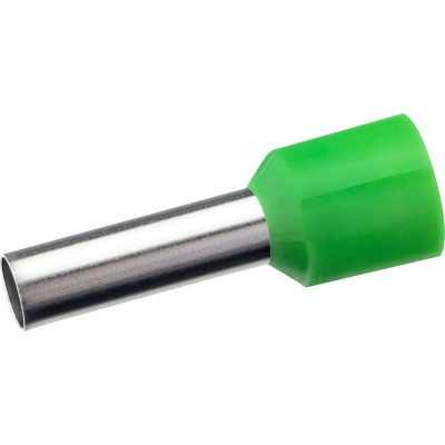 Наконечник-гильза duwi Е6012 6мм2 с изолированным фланцем, 25 шт./уп., 26677 8