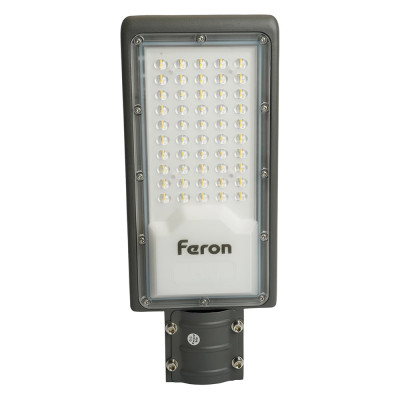 Уличный светодиодный светильник FERON SP3032, консольный, 50W, AC230V, 50Hz, цвет черный, IP65, 32577