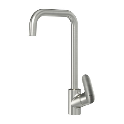 Смеситель для кухни AM.PM Like, G-образный излив, сатин, F8006011