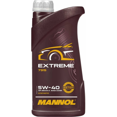 Синтетическое моторное масло MANNOL EXTREME 5W40 1 л 1020
