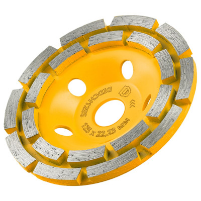Чашка алмазная сегментная двухрядная по бетону 125 мм Diamond Industrial DIDCH125S
