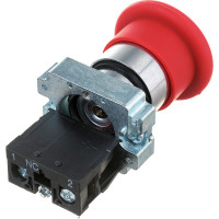 Кнопка ЭРА LAY5BS142, грибок с ключом, красный, d22мм, 240В, 1р 20/200/3200 Б0045637
