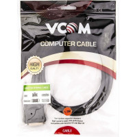 Кабель VCOM HDMI AM/DVI24+1M, 1.5м, CU, 1080P@60Hz, CG484G-1.5M