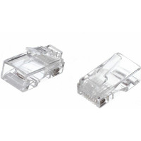 Коннектор VCOM RJ-45, 8P8C, для UTP кабеля, 6 категория, упаковка 100 штук NM006-1/100