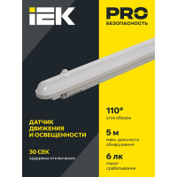 Светильник IEK ДСП 1305Д, 18вт, 6500К, IP65, 600мм, серый, пластик LDSP2-1305D-18-6500-K03