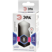 Светодиодная лампа ЭРА LED R63-8W-860-E27 рефлектор, 8 Вт, холодная, E27, 10/100/1500 Б0048024