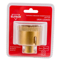 Коронка алмазная (57 мм; М14) ELITECH 1820.122600