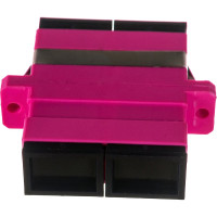 Оптический адаптер LANMASTER SC, OM4, дуплексный LAN-2SC-AM-OM4