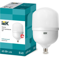 Лампа IEK LED HP 65вт 230В 4000К E40 LLE-HP-65-230-40-E40