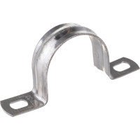 Металлическая двухлапковая скоба FORTISFLEX СМД INOX 31-32 мм 80138