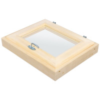 Форточка в парную Банные Штучки двойное стекло 32506