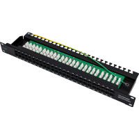 Телефонная патч-панель 19 , 50 портов RJ-12, категория 3, 1U, TWT-PP50TEL12