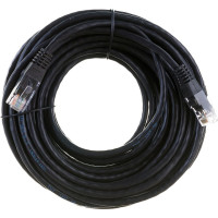 Патч-корд RJ45 - RJ45, 4 пары, UTP, категория 5е, 10 м, черный, TWT-45-45-10-BK