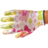 Садовые перчатки ZOLDER, полиэстер с латексным покрытием, размер M, DJ008M