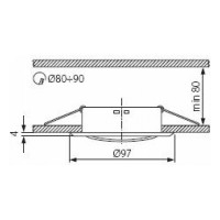 Точечный светильник KANLUX ARGUS CT-2115-G 304