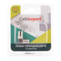 Переходник Cablexpert F / TV 90 градусов блистер APL-FTVM-02