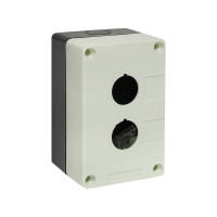 Корпус EKF КП102, 2 кнопки, белый cpb-102-w