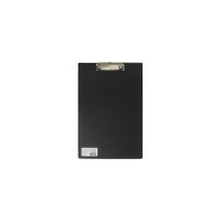 Доска-планшет BRAUBERG Comfort с прижимом А4 230х350 мм, картон/ПВХ, черная, 222657
