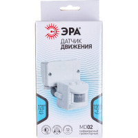 Датчик движения ЭРА MD 02 прожекторный 1200Вт, IP44, 12м 50/750 Б0043808