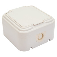 Розетка SVET RA 16-201-Б IP44 SV0925-0001