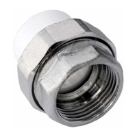 Муфта комбинированная RTP разъемная, американка, внутренняя резьба, D63х2 мм 10625