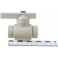 Кран шаровой RTP стандарт D20 мм, серая 27753