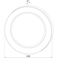 Стационарный светодиодный светильник Elektrostandard LED 18W LTB52 белый a048714