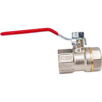 Кран шаровой RTP латунный, вн/вн., PN 25, рычаг, G 1/2 34882