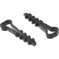 Дюбель-хомут ПЭМИ 5-10 для пл. кабеля, черный 100 шт. X7910524