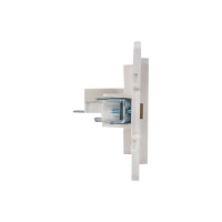 Механизм 1-местной розетки EKF PROxima Стокгольм, RJ-45, белый EYK01-035-10