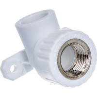 Угольник с креплением RTP PN25 комбинированный, внутренняя резьба D20х1/2  10797