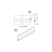 Утеплитель для двери Amig позолоч. 2-820x46 ORO
