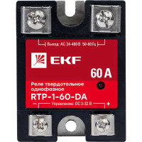 Твердотельное реле EKF однофазное RTP-60-DA  PROxima rtp-1-60-da