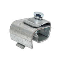 Держатель круглого проводника EZETEK 8-10мм для желоба водостока, оцинковка 91081