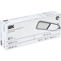 Светильник IEK ДКУ 1004-100Ш, LED, 5000К, IP65, серый LDKU1-1004-100-5000-K03