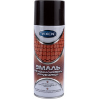 Эмаль для металлочерепицы и профнастила Vixen шоколадно-корич. RAL 8017 аэрозоль 520 мл VX-48017