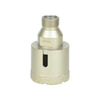 Коронка алмазная, вакуумное спекание (45х40 мм; 1/2"; М14) TECH-NICK TUK 136.600.7023