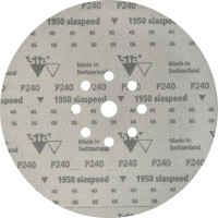 Шлифовальный круг на липучке ABRAFORM Giraffe SPEED 225 мм, 9 отв., Р240 AF-GS-240