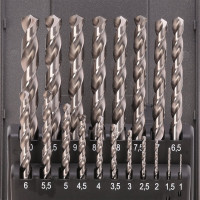 Набор сверл по металлу (19 шт; 1-10 мм; HSS-G) Ruko 214214RO